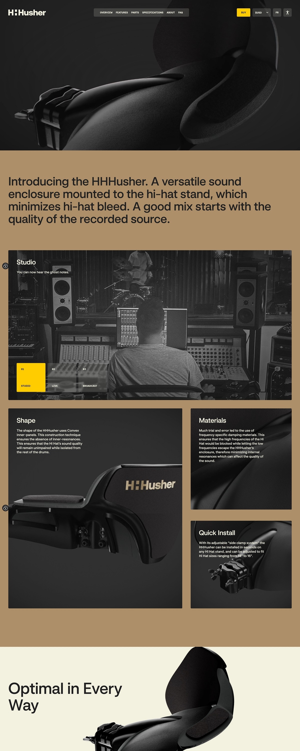 eCommerce website: HHHushe