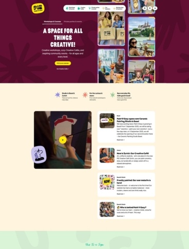 eCommerce website: Paint It Easy